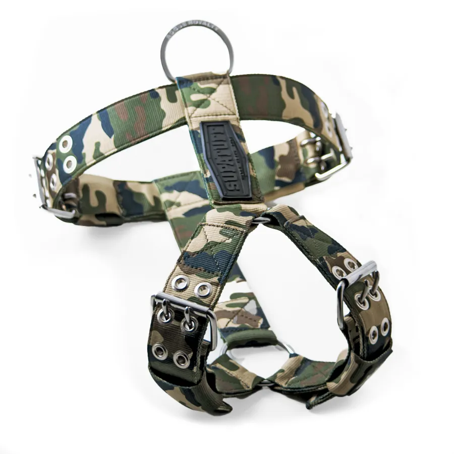 SUPATUFF® Dog Harness Heavy Duty Camo