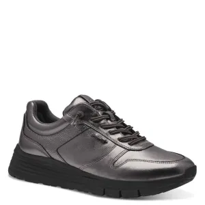 Tamaris Womens Pewter Fashion Trainer 1-23730-41