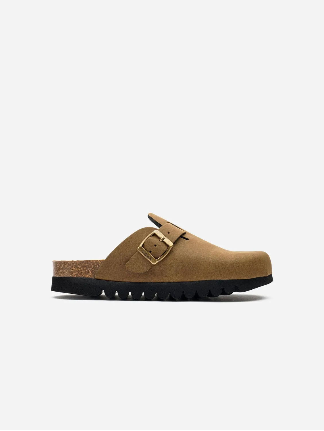 Taro Comfort Women's Vegan Footbed Sandals | Brown