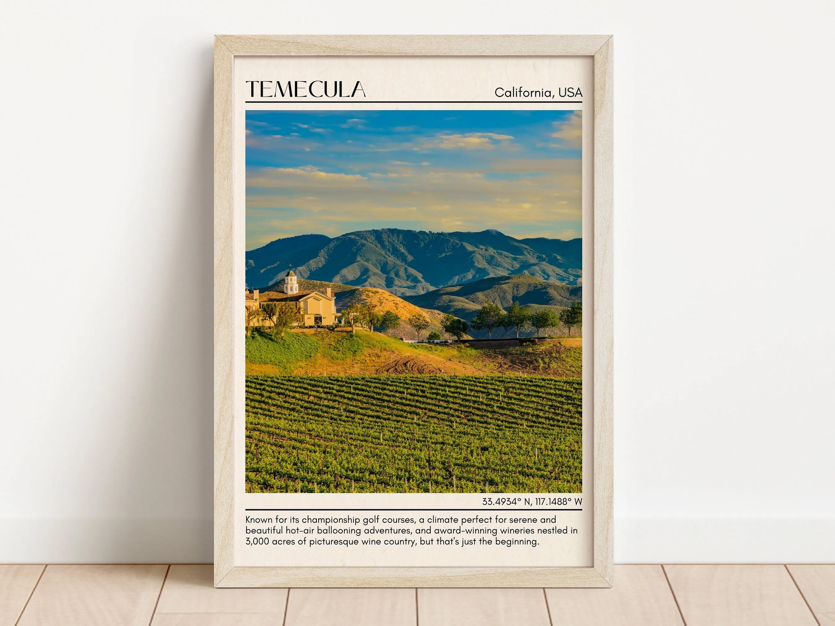 Temecula Minimal Wall Art, California, USA