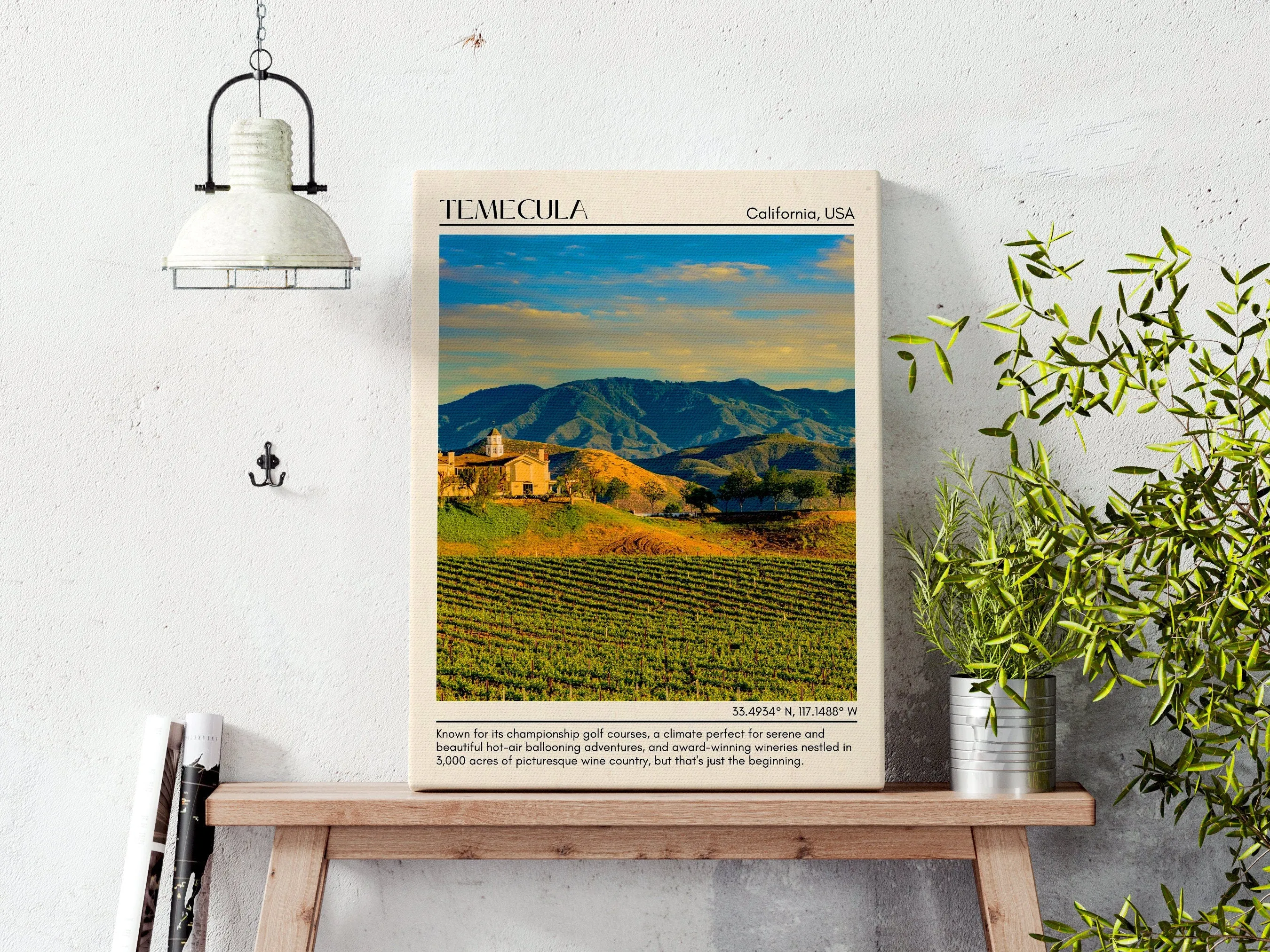 Temecula Minimal Wall Art, California, USA