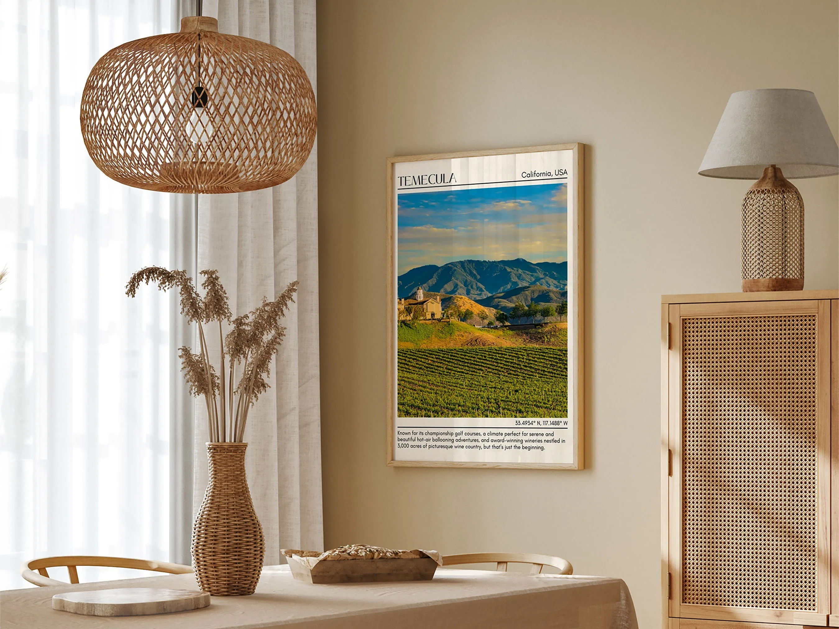 Temecula Minimal Wall Art, California, USA