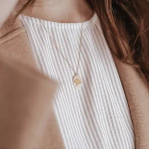 The 14k Elegant Solid Gold *Statement* Coin Necklace