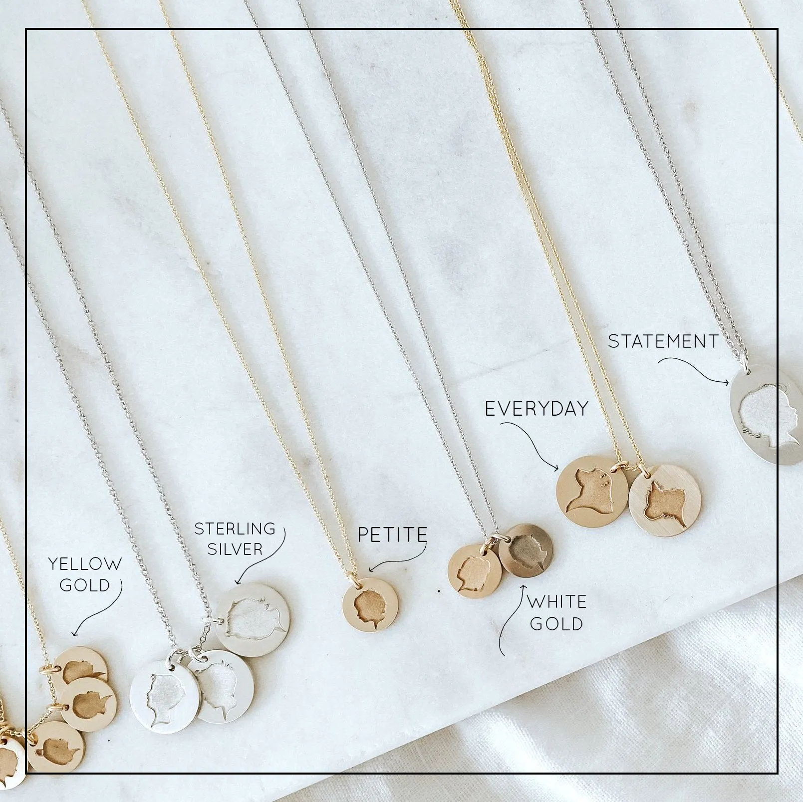The 14k Elegant Solid Gold *Statement* Coin Necklace