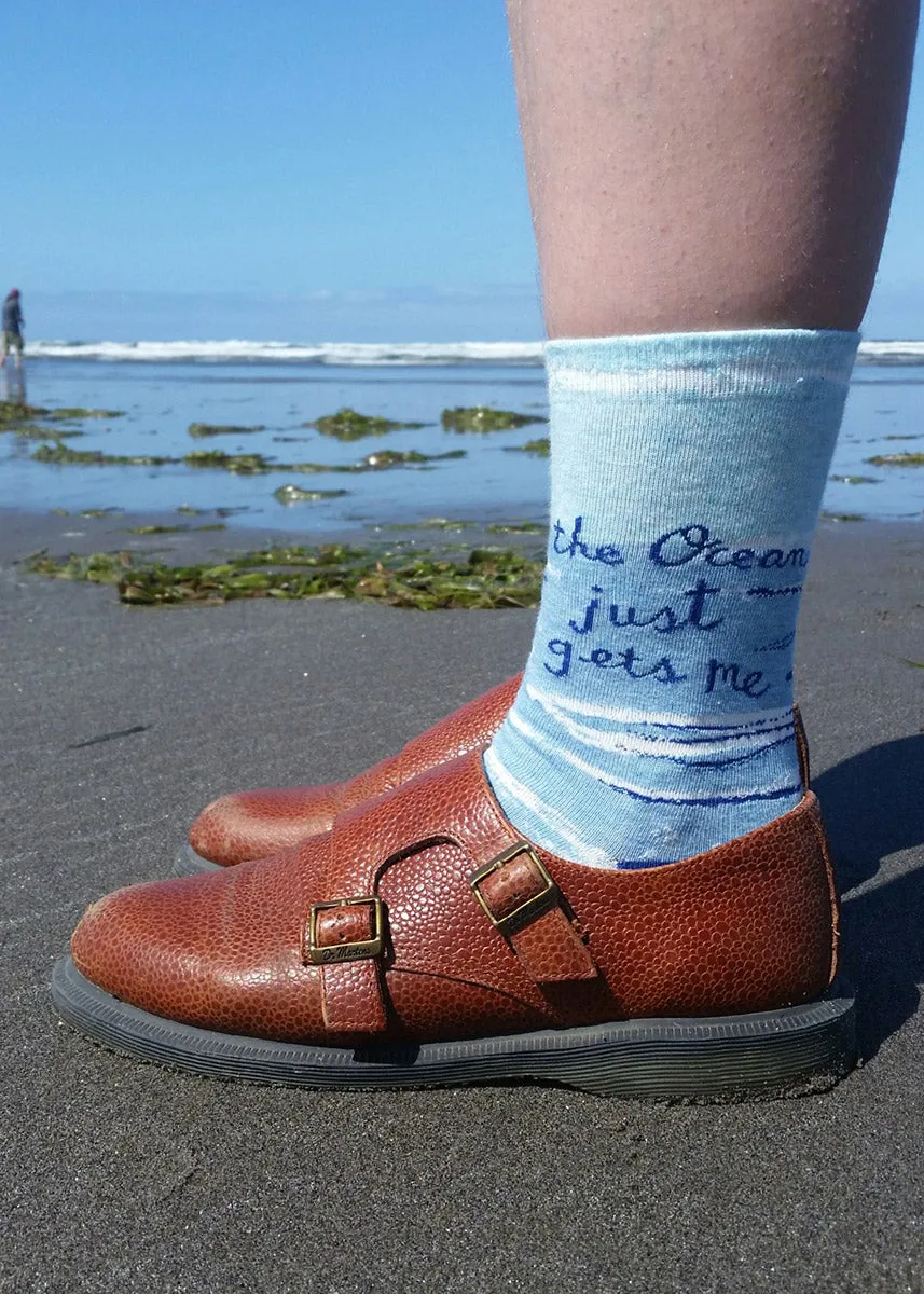 The Ocean Just Gets Me Women's Socks
