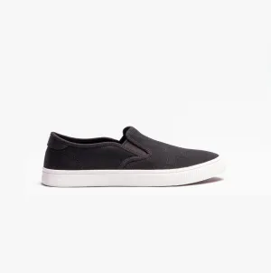 TOMS BAJA Mens Slip On Canvas Shoes Black