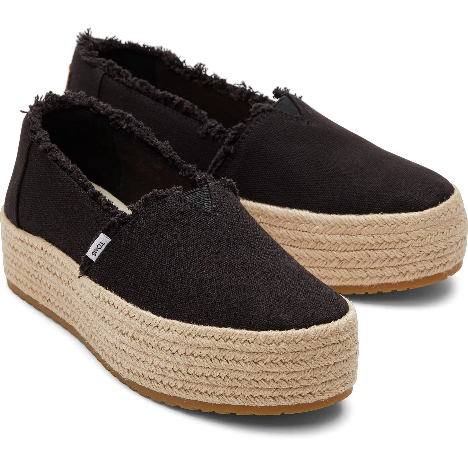 TOMS Valencia Black Espadrilles