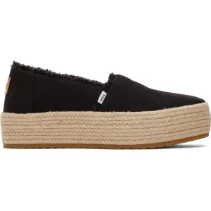 TOMS Valencia Black Espadrilles