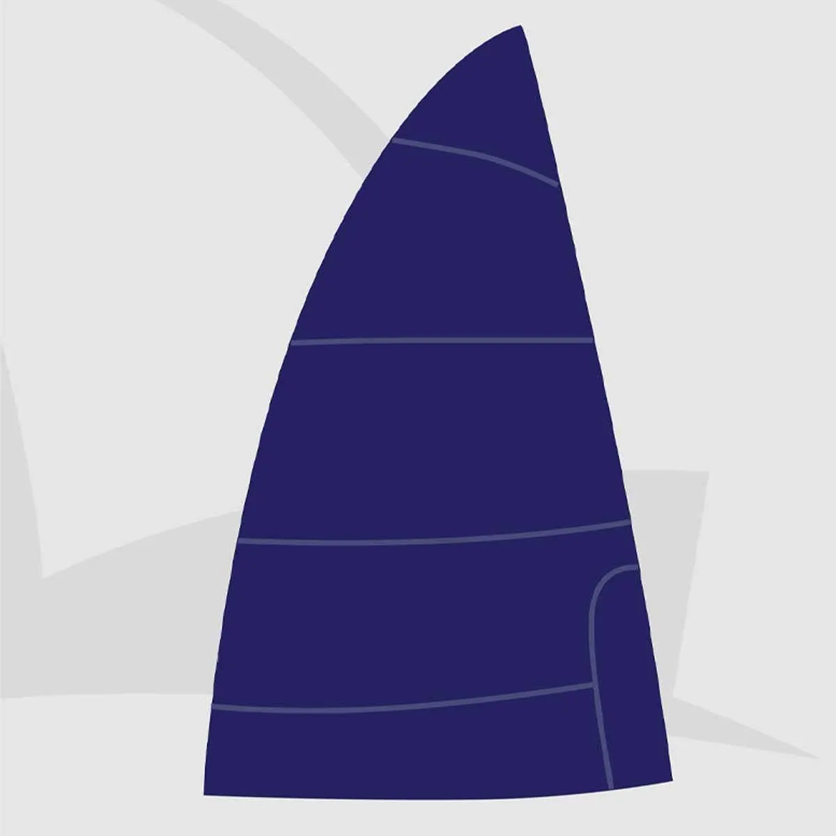Topper 5.3 Training Mainsail - White