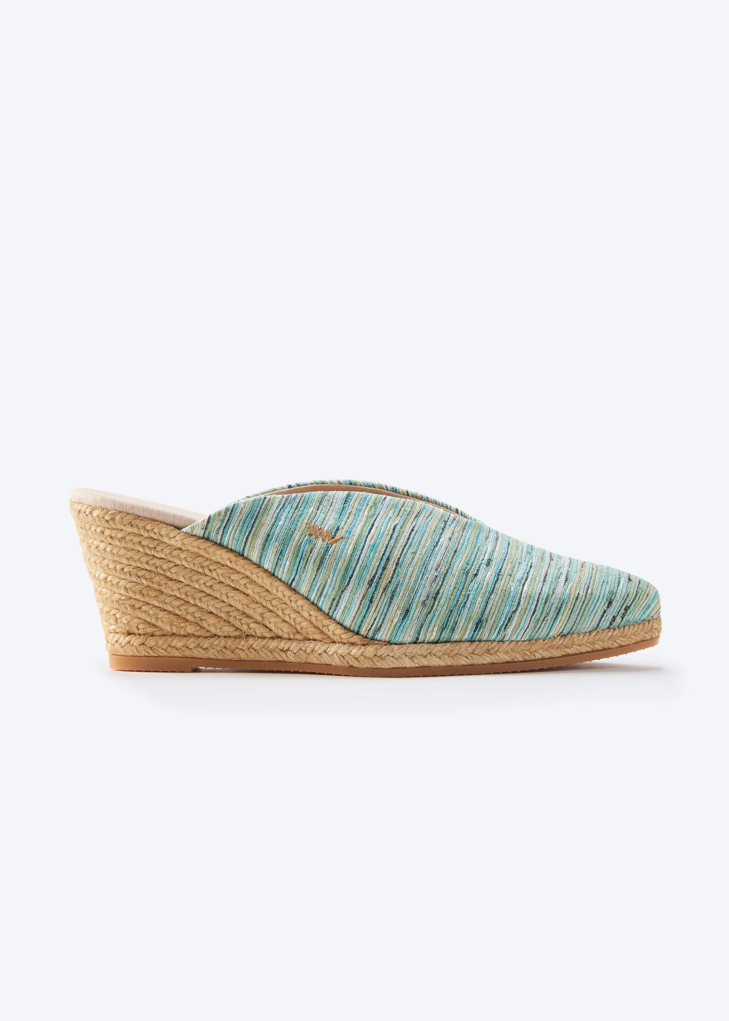 Truja Limited Edition Canvas Espadrille Mule Wedges