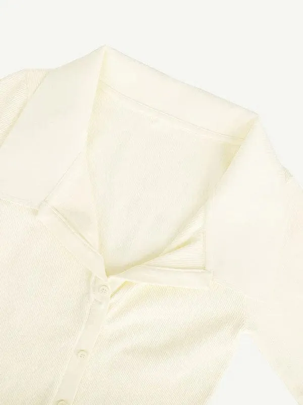 Tummy Control Retro Long Sleeve Shapewear Shirt Dress