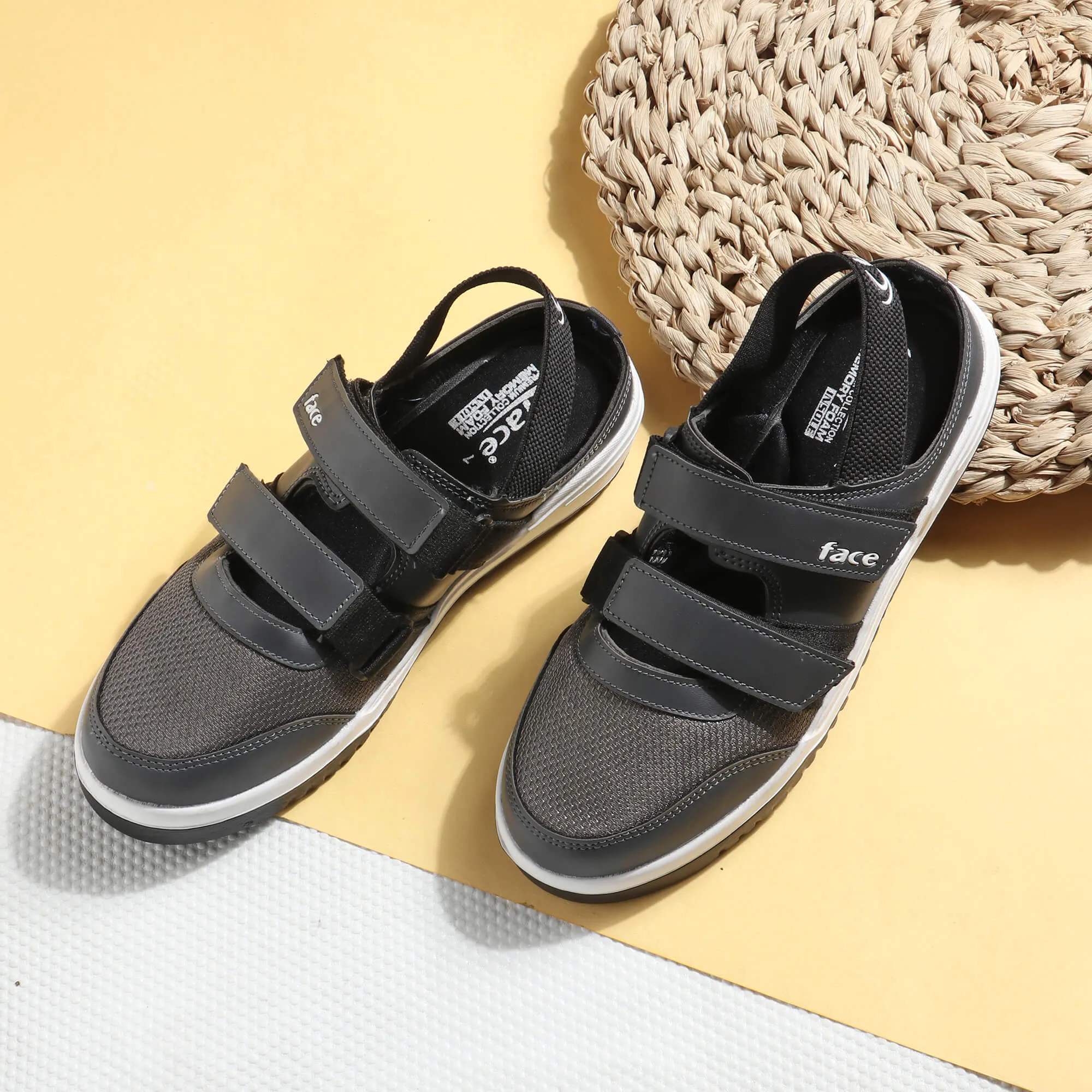 Urban 07 Dark Grey Summer Clogs Shoes