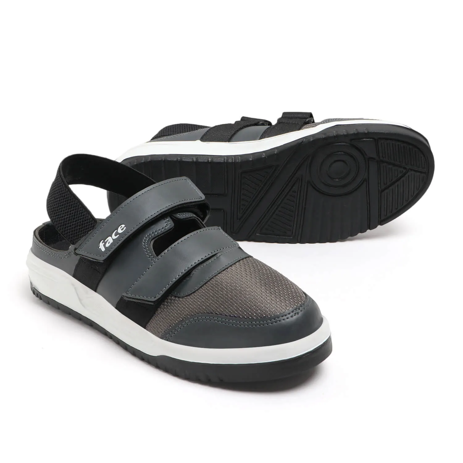 Urban 07 Dark Grey Summer Clogs Shoes