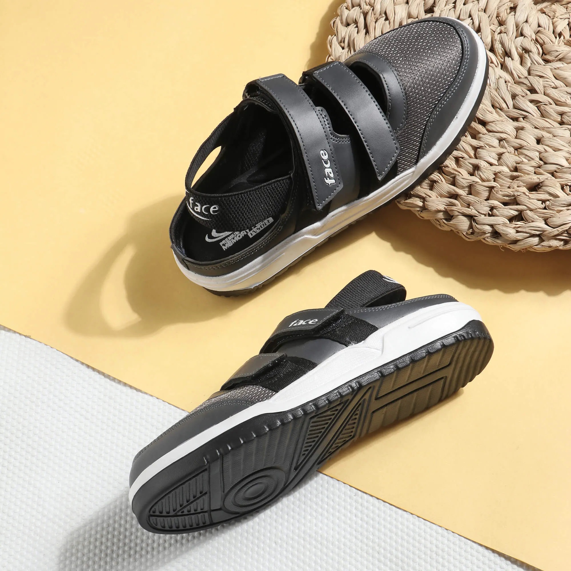 Urban 07 Dark Grey Summer Clogs Shoes