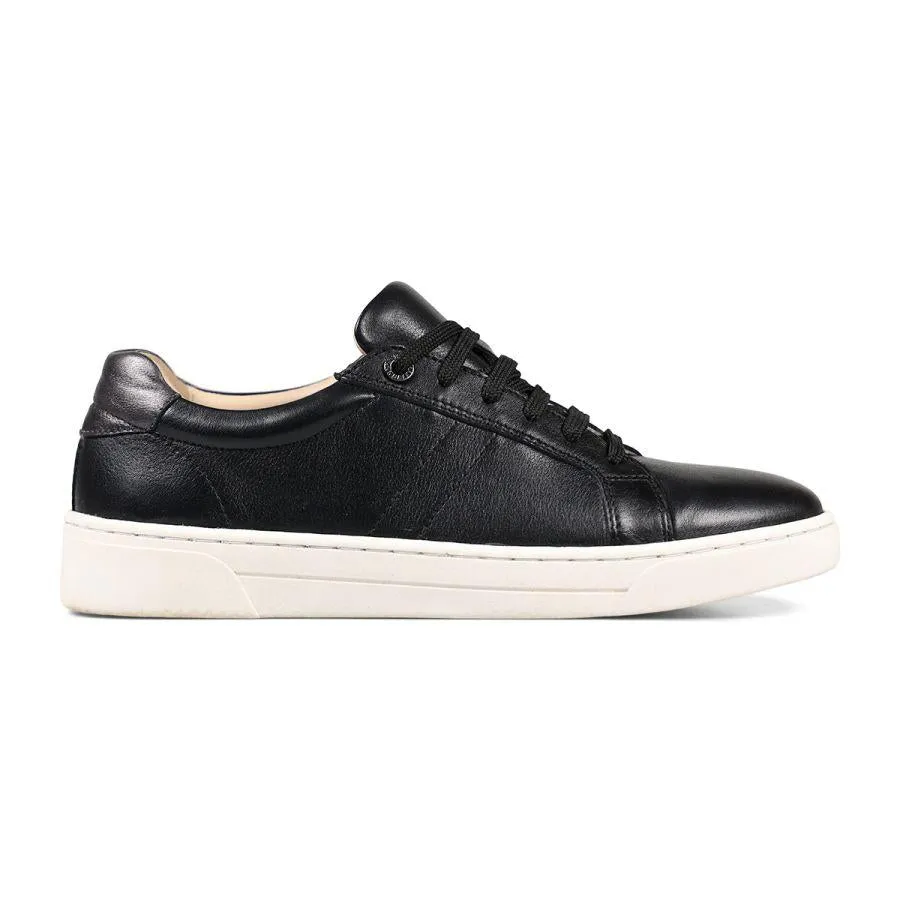 Van Dal 3517 Teddy Lace Up Trainers - Black Leather