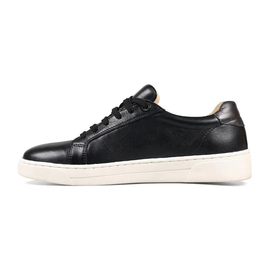 Van Dal 3517 Teddy Lace Up Trainers - Black Leather