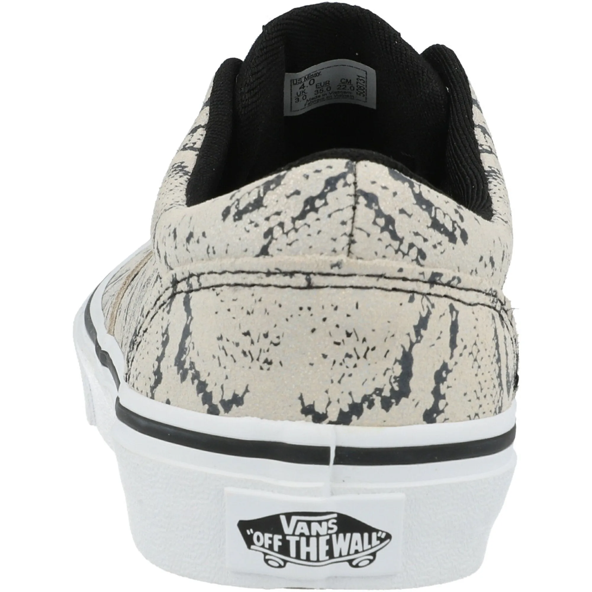 Vans Doheny Black Metallic Snake Sneakers