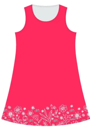 VENEZ - Dress - White Garden Coral -