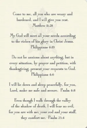 Verses For Comfort