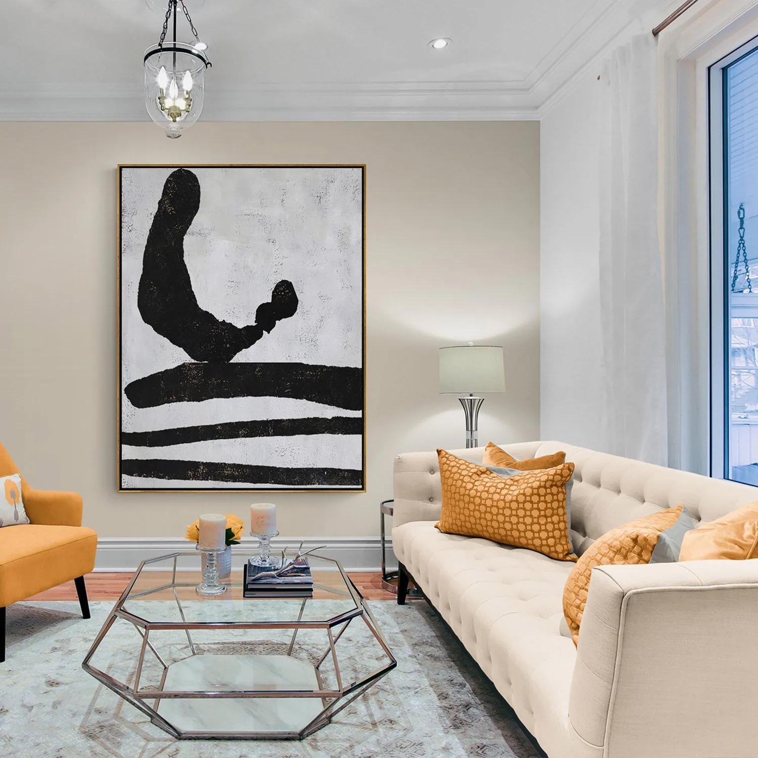 Vertical Minimal Painting H215V