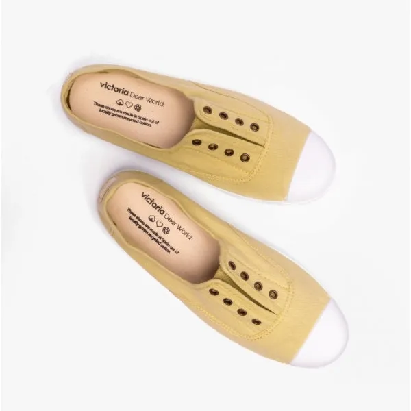 Victoria 1915 INGLESA DREC Womens Canvas Pumps Yellow