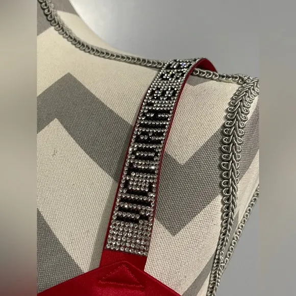 Victoria’s Secret Red Embellished Women's Bra