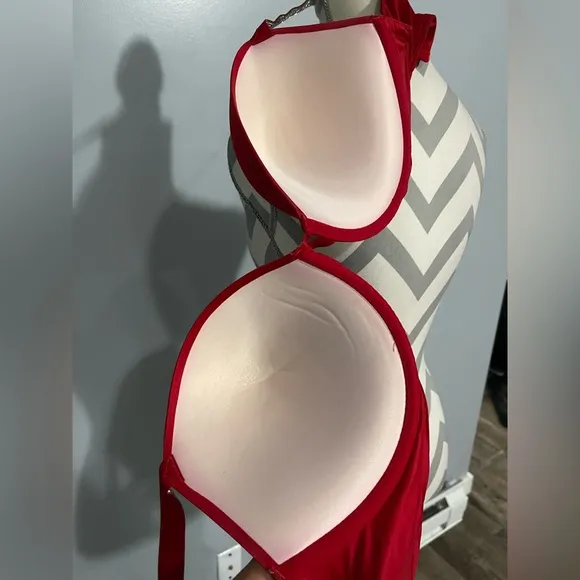 Victoria’s Secret Red Embellished Women's Bra