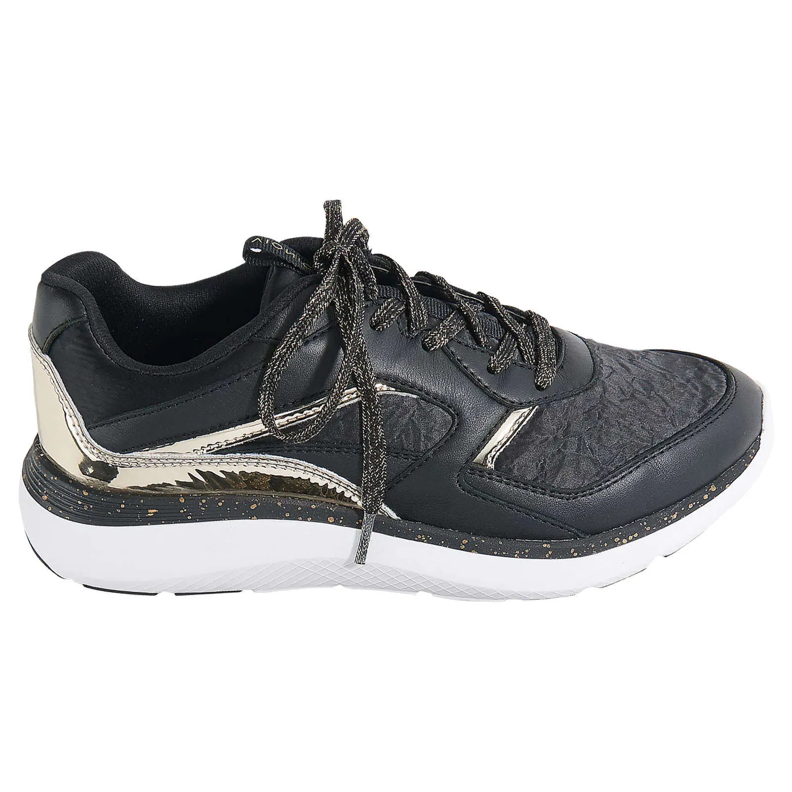 Vionic Delmar Adela Met Leather Textile Women's Low Top Trainers