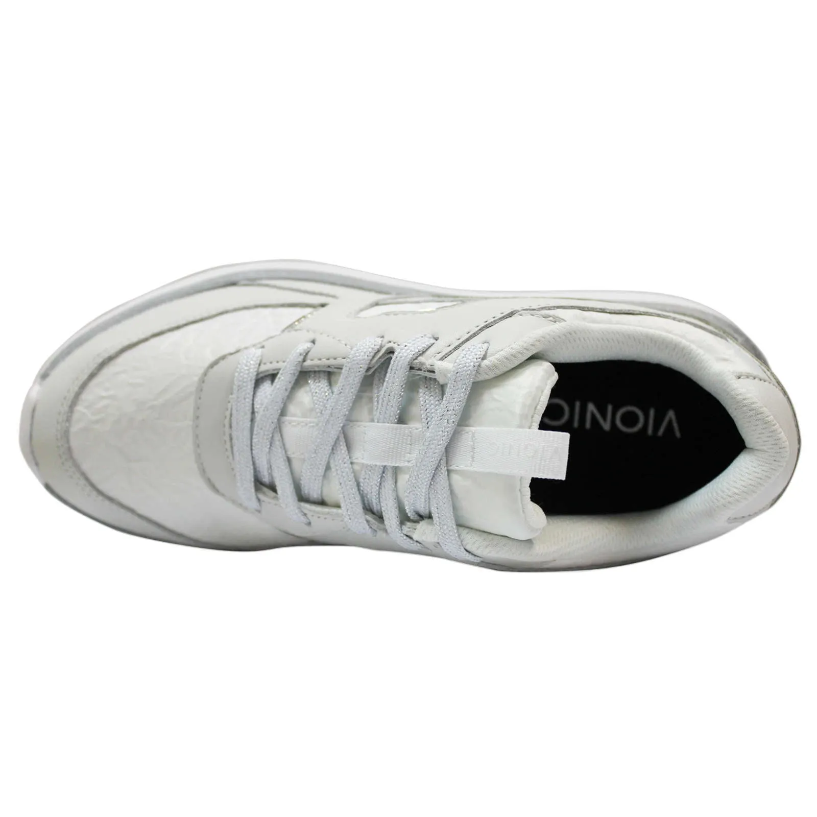 Vionic Delmar Adela Met Leather Textile Women's Low Top Trainers