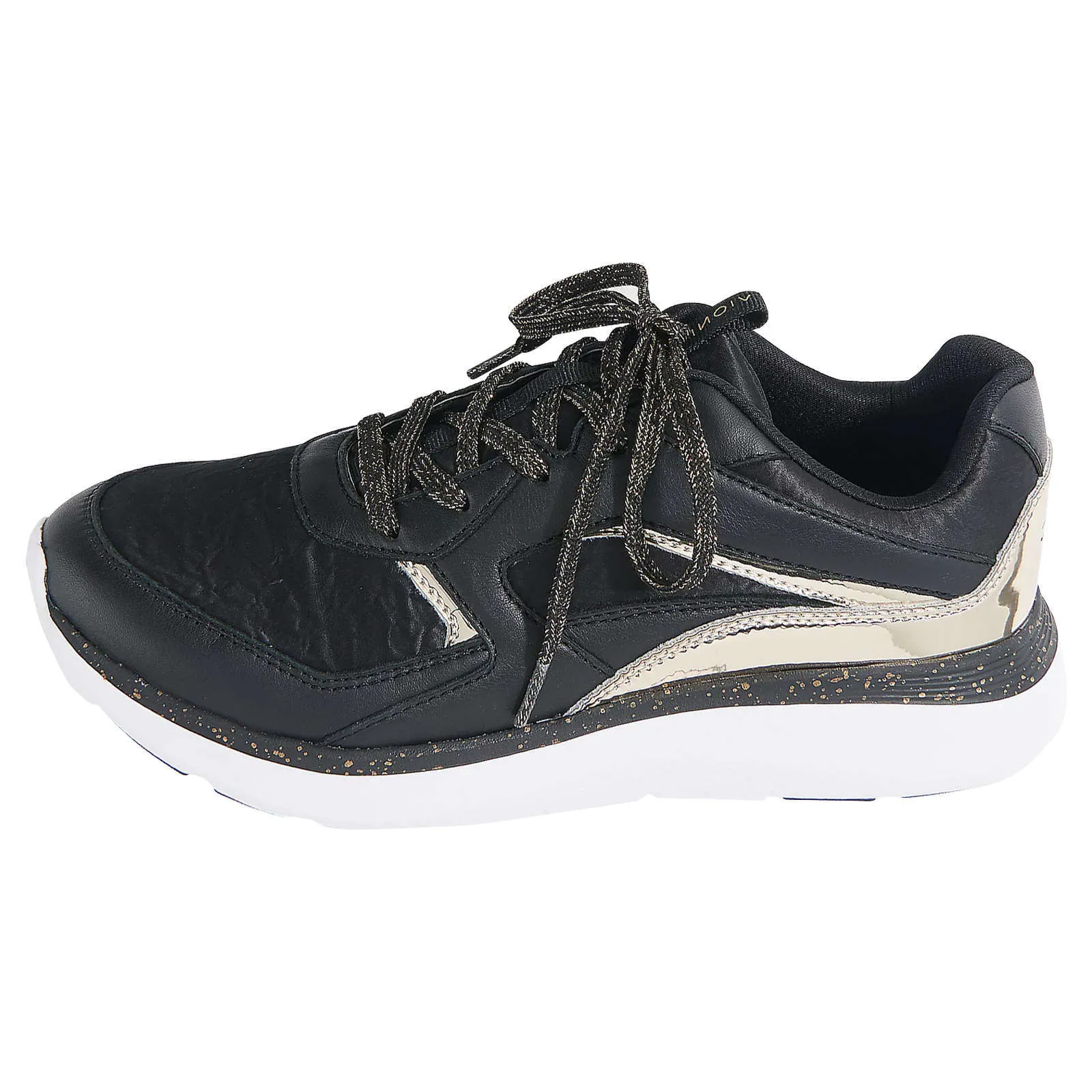 Vionic Delmar Adela Met Leather Textile Women's Low Top Trainers