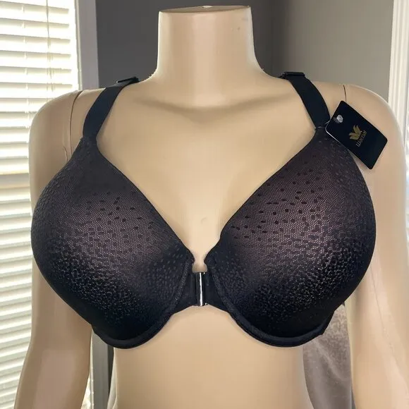 Wacoal Women's Back Appeal Front Close Racerback T-Shirt Bra NWT