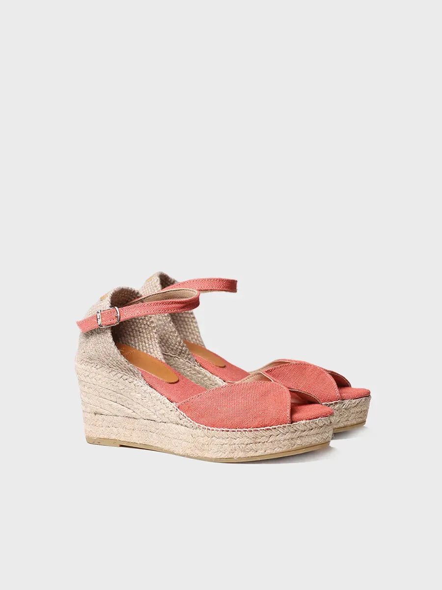 Wedge espadrilles with buckle - LUA-NT