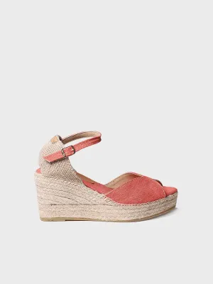 Wedge espadrilles with buckle - LUA-NT