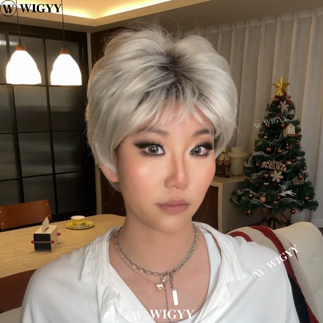 Wigyy Pixel Cut Daily Use Elegant Wigs