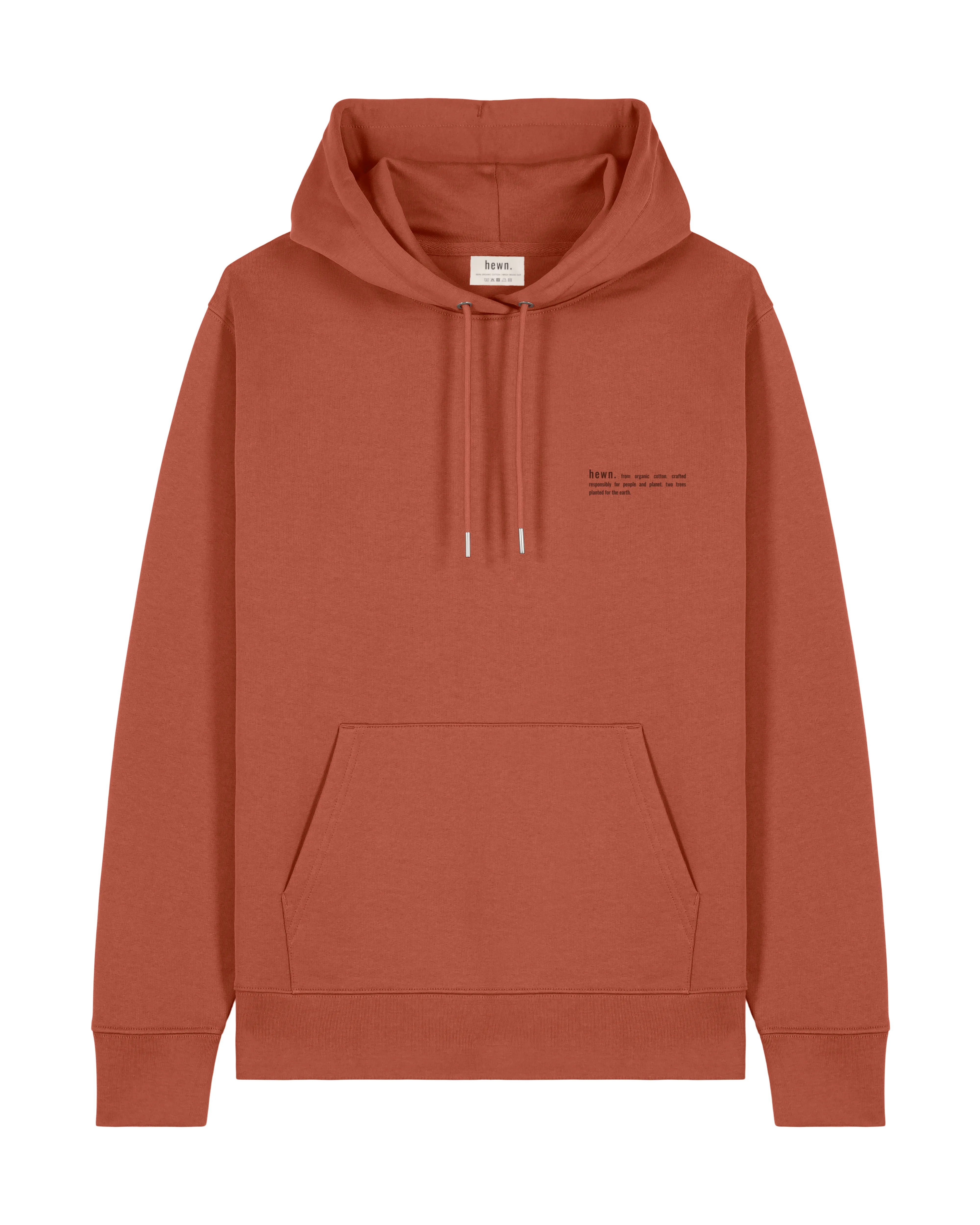 Women's Organic Cotton Relaxed Fit Hoodie | Clay Brown