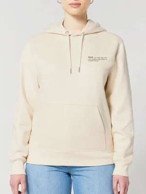 Women's Organic Cotton Relaxed Fit Hoodie | Natural Cotton