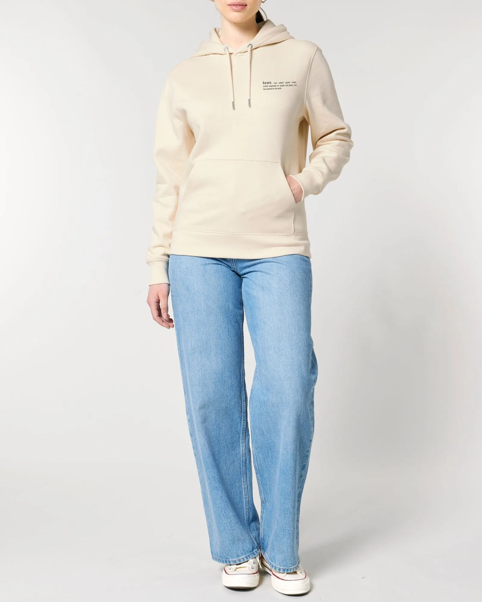 Women's Organic Cotton Relaxed Fit Hoodie | Natural Cotton