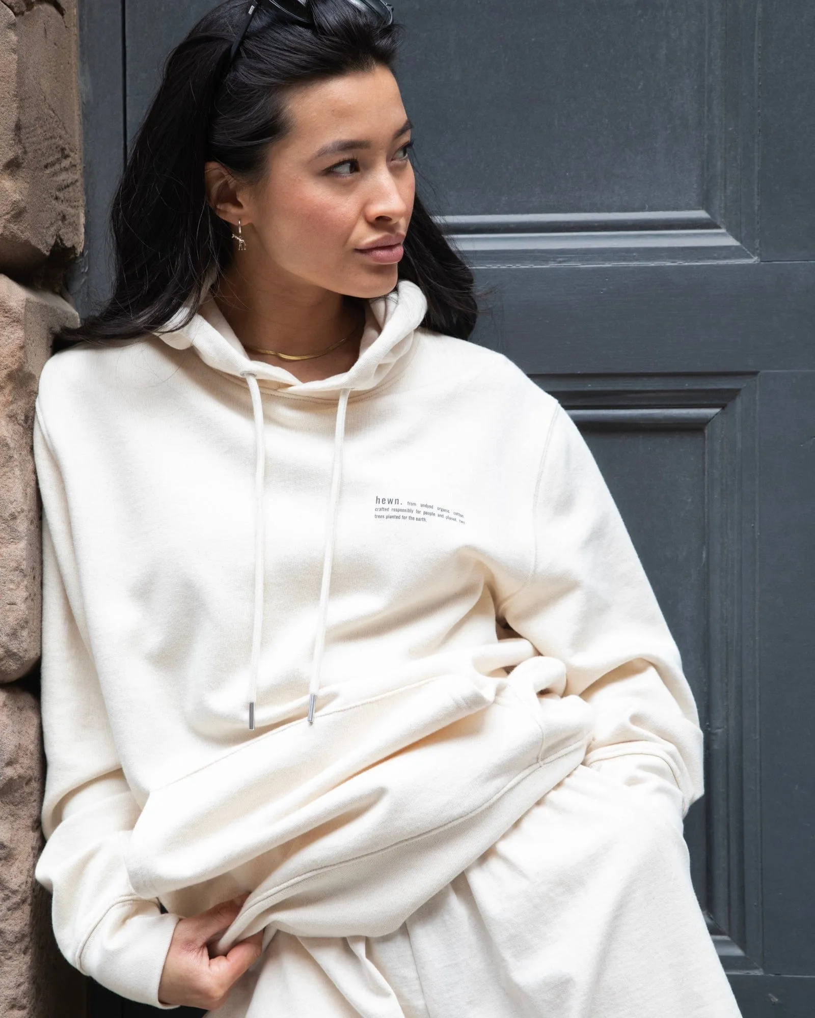Women's Organic Cotton Relaxed Fit Hoodie | Natural Cotton