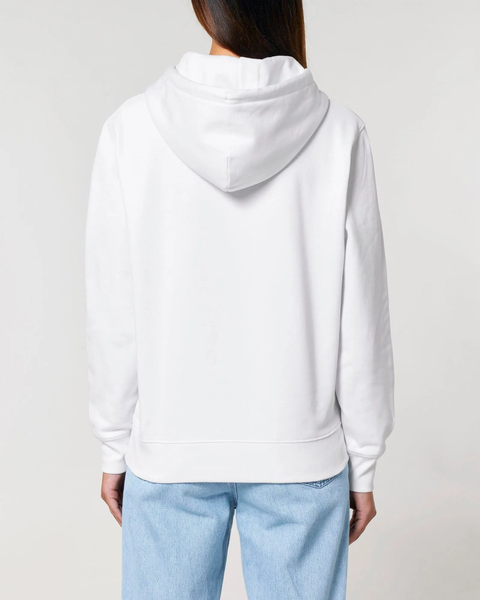 Women's Organic Cotton Relaxed Fit Hoodie | Snow White