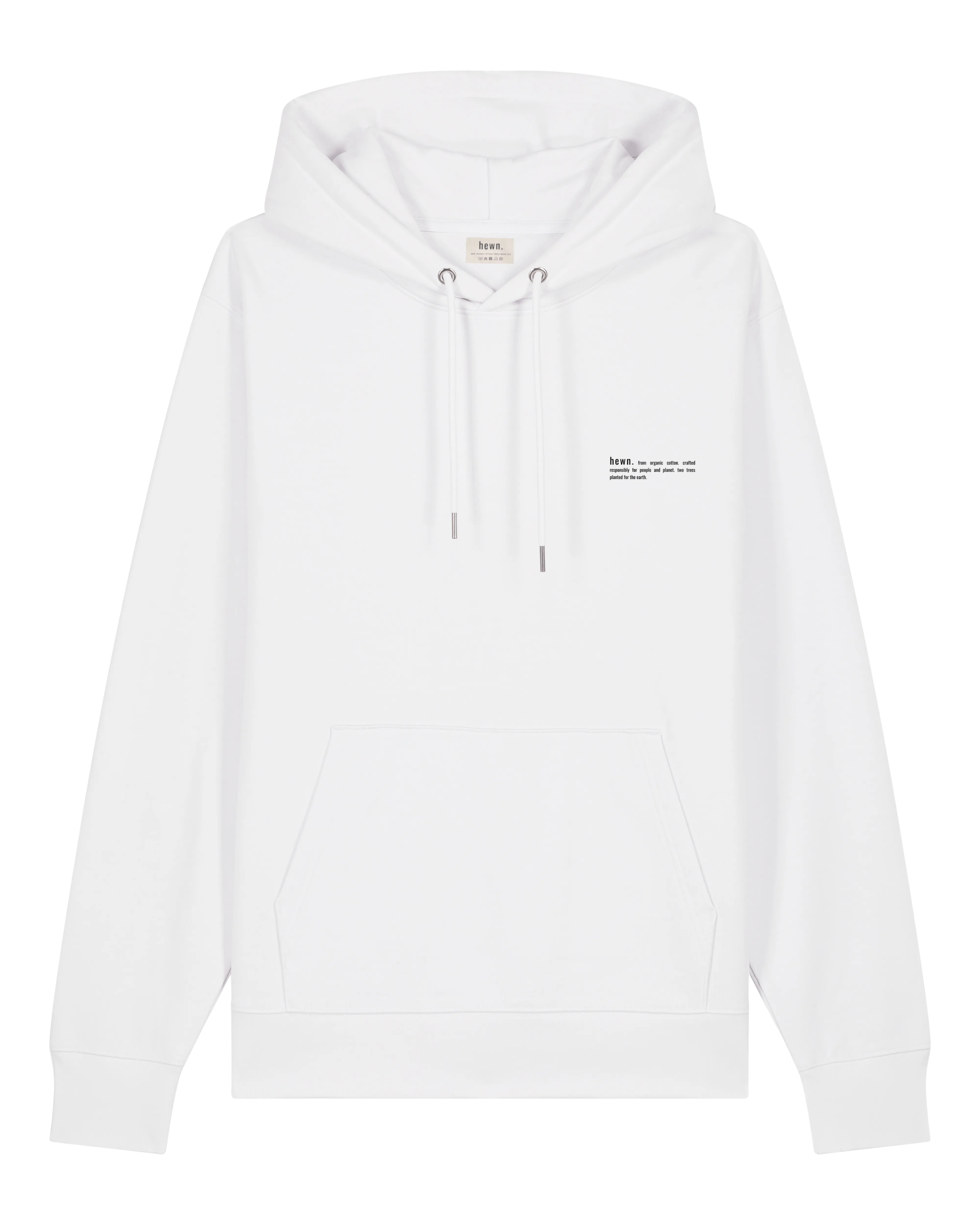 Women's Organic Cotton Relaxed Fit Hoodie | Snow White