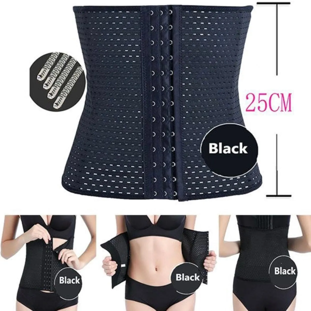 Women's Slimming Waist Trainer Body Shaper Corset Top