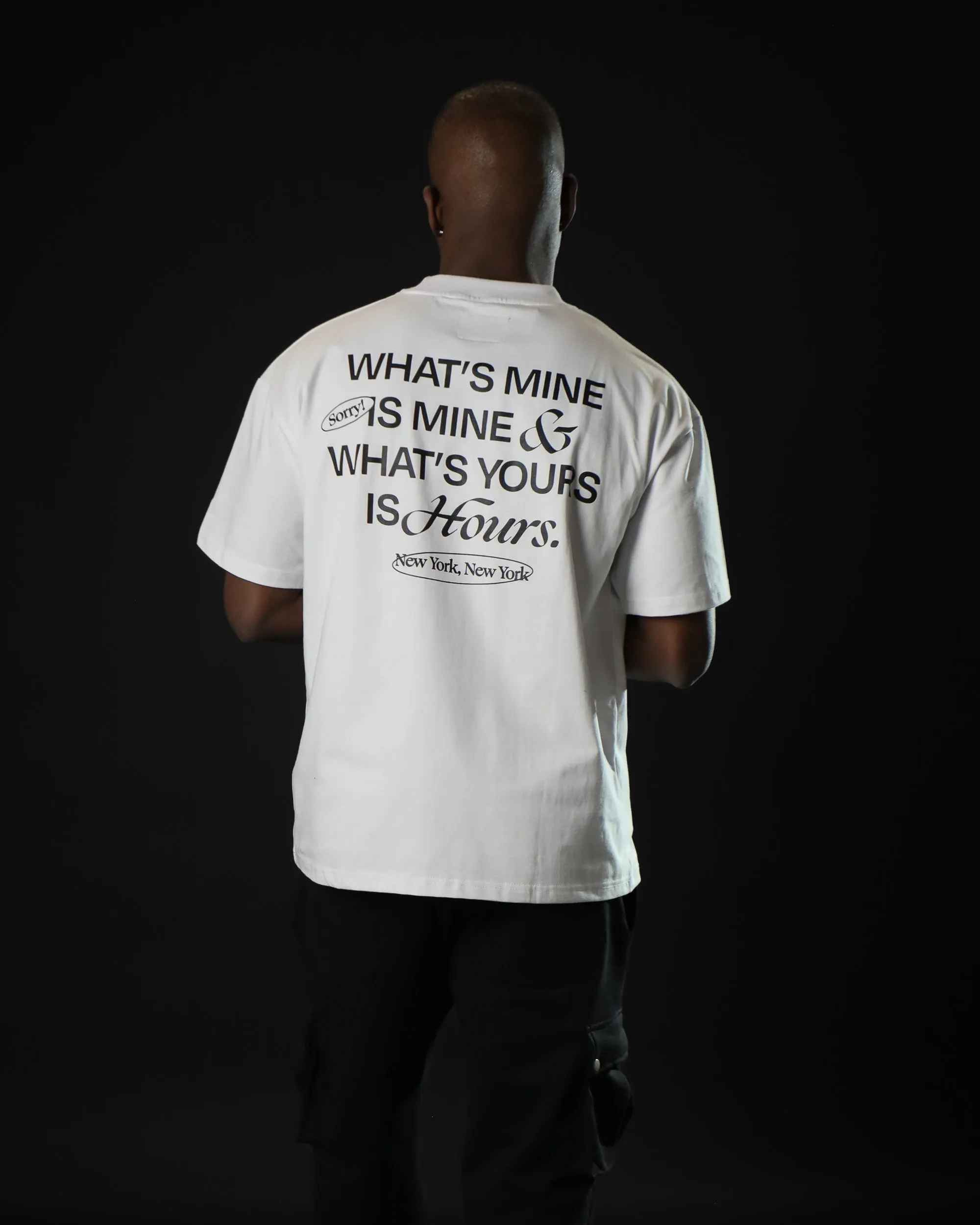 Yours is Hours T-Shirt - White