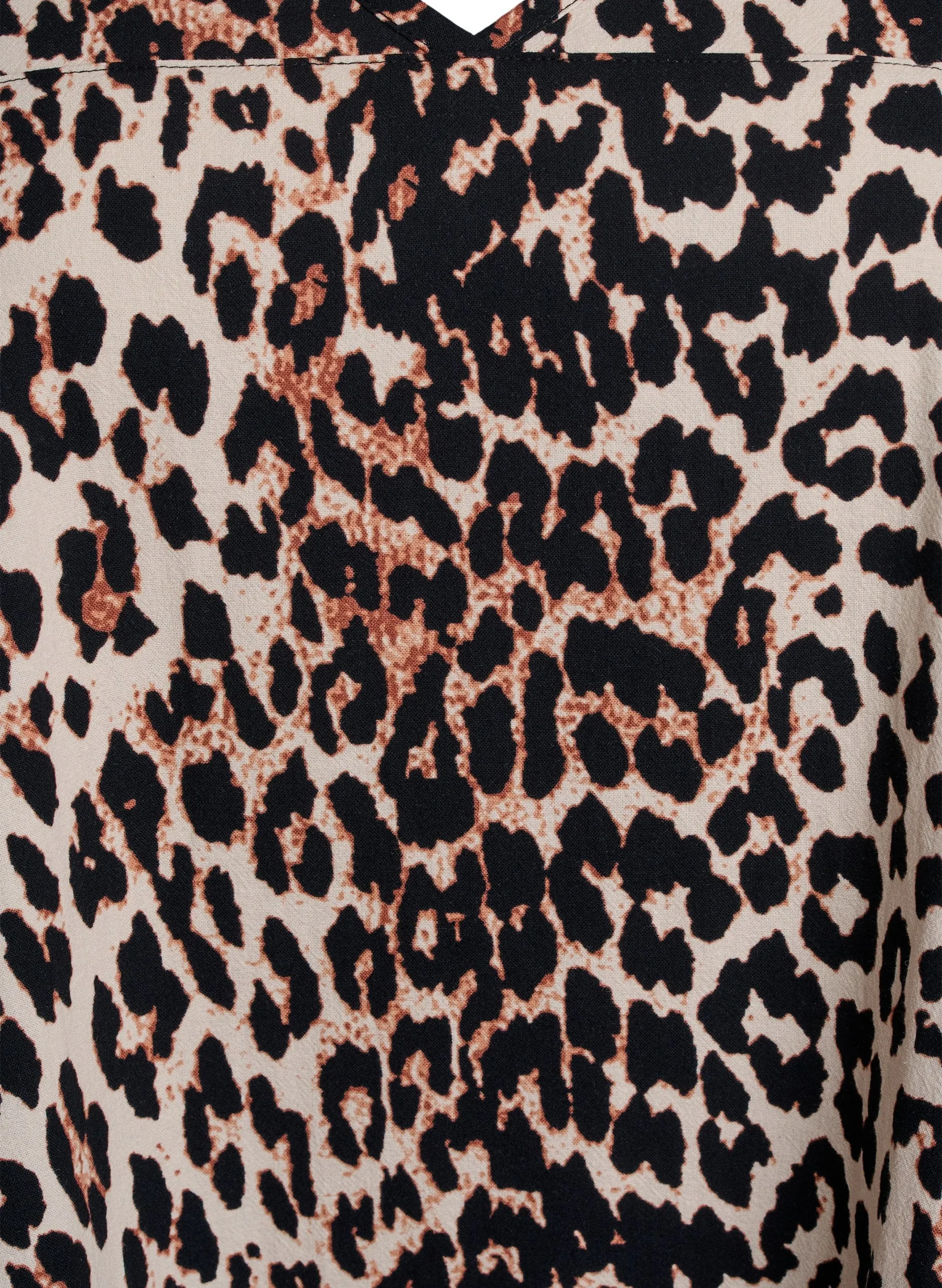 Zizzi Cotton Dress in Leopard